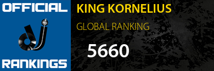 KING KORNELIUS GLOBAL RANKING