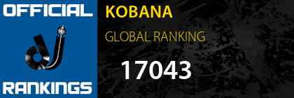 KOBANA GLOBAL RANKING