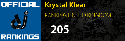 Krystal Klear RANKING UNITED KINGDOM