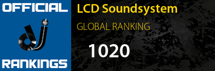 LCD Soundsystem GLOBAL RANKING