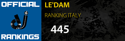 LE'DAM RANKING ITALY