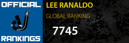 LEE RANALDO GLOBAL RANKING