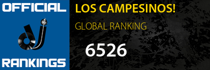 LOS CAMPESINOS! GLOBAL RANKING