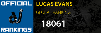 LUCAS EVANS GLOBAL RANKING