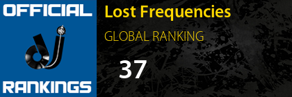 Lost Frequencies GLOBAL RANKING