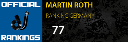 MARTIN ROTH RANKING GERMANY