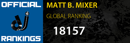 MATT B. MIXER GLOBAL RANKING