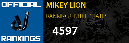 MIKEY LION RANKING UNITED STATES