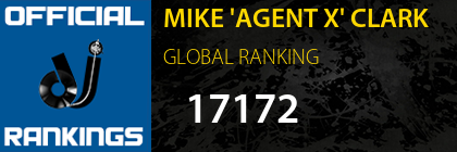 MIKE 'AGENT X' CLARK GLOBAL RANKING