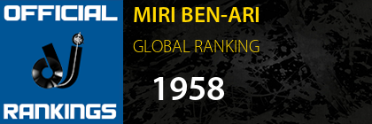 MIRI BEN-ARI GLOBAL RANKING