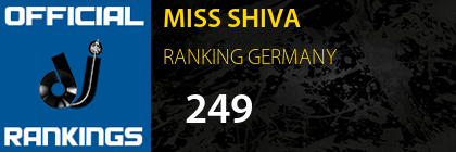MISS SHIVA RANKING GERMANY