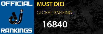 MUST DIE! GLOBAL RANKING