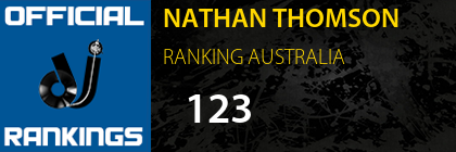 NATHAN THOMSON RANKING AUSTRALIA