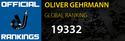 OLIVER GEHRMANN GLOBAL RANKING