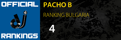PACHO B RANKING BULGARIA