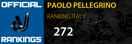 PAOLO PELLEGRINO RANKING ITALY