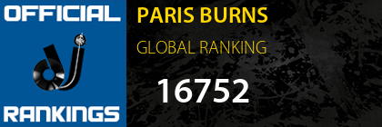 PARIS BURNS GLOBAL RANKING