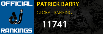 PATRICK BARRY GLOBAL RANKING