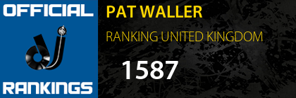 PAT WALLER RANKING UNITED KINGDOM