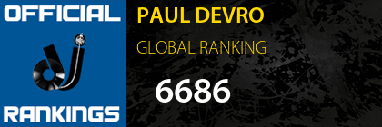 PAUL DEVRO GLOBAL RANKING