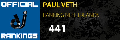 PAUL VETH RANKING NETHERLANDS