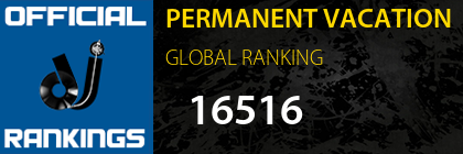 PERMANENT VACATION GLOBAL RANKING