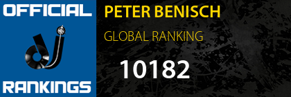 PETER BENISCH GLOBAL RANKING
