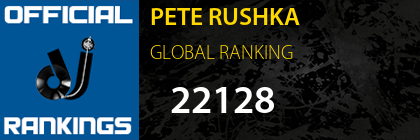 PETE RUSHKA GLOBAL RANKING