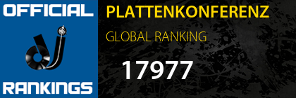 PLATTENKONFERENZ GLOBAL RANKING