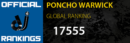 PONCHO WARWICK GLOBAL RANKING