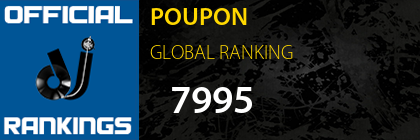 POUPON GLOBAL RANKING