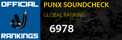 PUNX SOUNDCHECK GLOBAL RANKING