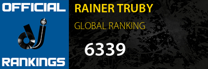 RAINER TRUBY GLOBAL RANKING