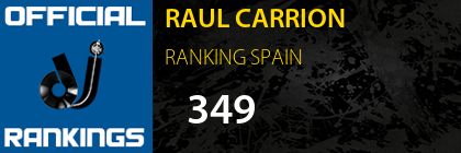RAUL CARRION RANKING SPAIN