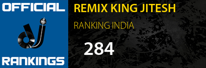 REMIX KING JITESH RANKING INDIA