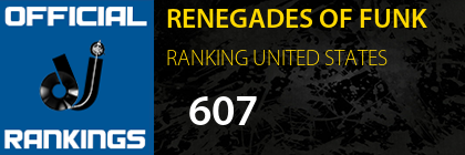RENEGADES OF FUNK RANKING UNITED STATES