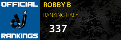 ROBBY B RANKING ITALY