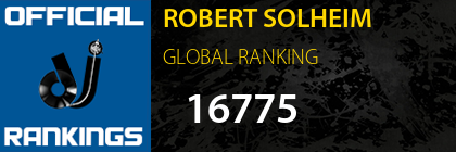 ROBERT SOLHEIM GLOBAL RANKING