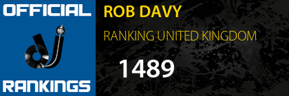 ROB DAVY RANKING UNITED KINGDOM