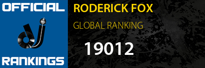 RODERICK FOX GLOBAL RANKING