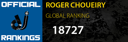ROGER CHOUEIRY GLOBAL RANKING
