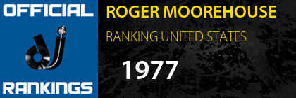 ROGER MOOREHOUSE RANKING UNITED STATES