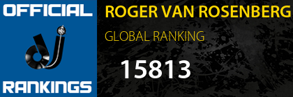 ROGER VAN ROSENBERG GLOBAL RANKING