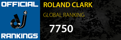 ROLAND CLARK GLOBAL RANKING