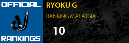 RYOKU G RANKING MALAYSIA