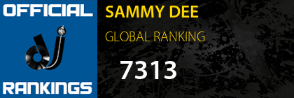 SAMMY DEE  GLOBAL RANKING