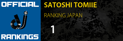 SATOSHI TOMIIE RANKING JAPAN