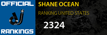 SHANE OCEAN RANKING UNITED STATES