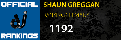 SHAUN GREGGAN RANKING GERMANY