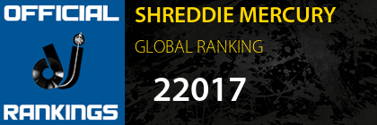 SHREDDIE MERCURY GLOBAL RANKING